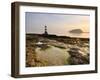 Dawn at Penmon Lighthouse, Penmon Point, Anglesey, North Wales, Wales, United Kingdom, Europe-Chris Hepburn-Framed Photographic Print