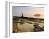 Dawn at Penmon Lighthouse, Penmon Point, Anglesey, North Wales, Wales, United Kingdom, Europe-Chris Hepburn-Framed Photographic Print