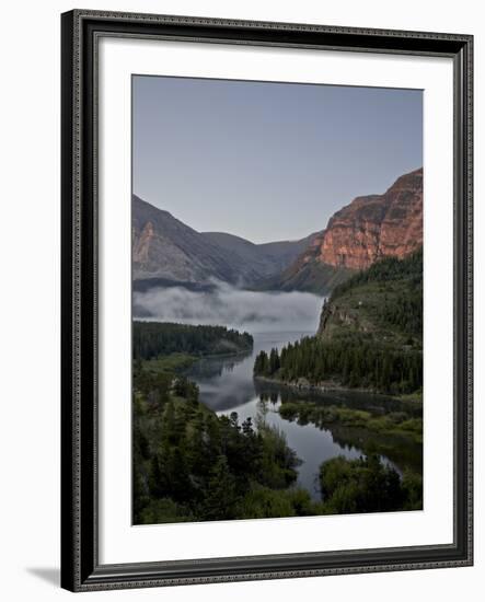 Dawn at Swiftcurrent Creek, Glacier National Park, Montana, USA-James Hager-Framed Photographic Print
