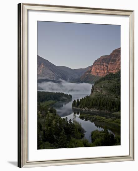 Dawn at Swiftcurrent Creek, Glacier National Park, Montana, USA-James Hager-Framed Photographic Print