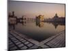 Dawn at the Golden Temple and Cloisters and the Holy Pool of Nectar, Punjab State, India-Jeremy Bright-Mounted Photographic Print