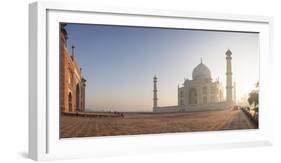 Dawn at the Taj Mahal, UNESCO World Heritage Site, Agra, Uttar Pradesh, India, Asia-Ben Pipe-Framed Photographic Print