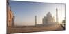 Dawn at the Taj Mahal, UNESCO World Heritage Site, Agra, Uttar Pradesh, India, Asia-Ben Pipe-Mounted Photographic Print