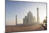 Dawn at the Taj Mahal, UNESCO World Heritage Site, Agra, Uttar Pradesh, India, Asia-Ben Pipe-Mounted Photographic Print