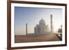 Dawn at the Taj Mahal, UNESCO World Heritage Site, Agra, Uttar Pradesh, India, Asia-Ben Pipe-Framed Photographic Print