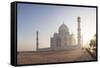 Dawn at the Taj Mahal, UNESCO World Heritage Site, Agra, Uttar Pradesh, India, Asia-Ben Pipe-Framed Stretched Canvas