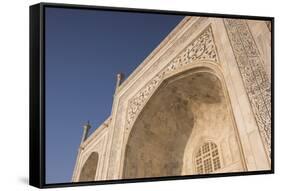 Dawn at the Taj Mahal, UNESCO World Heritage Site, Agra, Uttar Pradesh, India, Asia-Ben Pipe-Framed Stretched Canvas