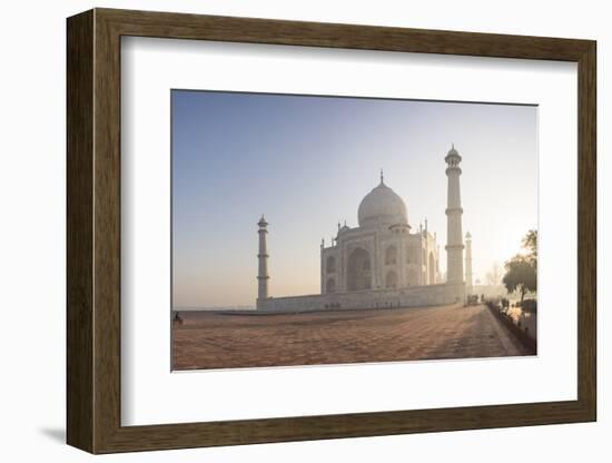 Dawn at the Taj Mahal, UNESCO World Heritage Site, Agra, Uttar Pradesh, India, Asia-Ben Pipe-Framed Photographic Print