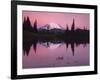 Dawn at Tipsoo Lake, Mt. Rainier National Park, Washington, USA-Charles Gurche-Framed Photographic Print