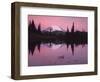 Dawn at Tipsoo Lake, Mt. Rainier National Park, Washington, USA-Charles Gurche-Framed Photographic Print