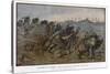 Dawn Breaks at the Maisonette as French Troops Struggle Through the Knee-Deep Mud-Jean Droit-Stretched Canvas