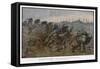 Dawn Breaks at the Maisonette as French Troops Struggle Through the Knee-Deep Mud-Jean Droit-Framed Stretched Canvas