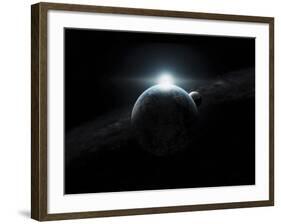 Dawn Breaks on an Alien Planet-Stocktrek Images-Framed Photographic Print