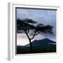 Dawn Breaks over Mount Meru, Tanzania-Nigel Pavitt-Framed Photographic Print