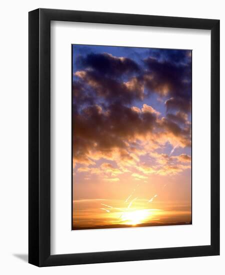 Dawn Breaks Over Southern England at the Start of Partial Solar Eclipse, October 2005-null-Framed Premium Photographic Print