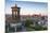 Dawn Breaks over the Dugald Stewart Monument Overlooking the City of Edinburgh, Lothian, Scotland-Andrew Sproule-Mounted Premium Photographic Print