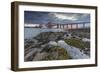 Dawn Breaks over the Forth Rail Bridge, UNESCO World Heritage Site, and the Firth of Forth-Andrew Sproule-Framed Photographic Print