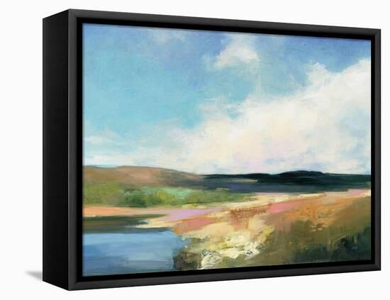 Dawn by the Water Crop-Julia Purinton-Framed Stretched Canvas