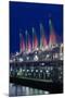Dawn, Canada Place, Vancouver, British Columbia, Canada-Walter Bibikow-Mounted Photographic Print
