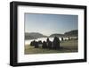 Dawn, Castlerigg Stone Circle, Helvellyn Range on Horizon, Keswick, Lake District, Cumbria-James Emmerson-Framed Photographic Print