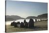 Dawn, Castlerigg Stone Circle, Helvellyn Range on Horizon, Keswick, Lake District, Cumbria-James Emmerson-Stretched Canvas