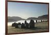 Dawn, Castlerigg Stone Circle, Helvellyn Range on Horizon, Keswick, Lake District, Cumbria-James Emmerson-Framed Photographic Print