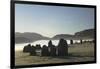 Dawn, Castlerigg Stone Circle, Helvellyn Range on Horizon, Keswick, Lake District, Cumbria-James Emmerson-Framed Photographic Print