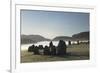 Dawn, Castlerigg Stone Circle, Helvellyn Range on Horizon, Keswick, Lake District, Cumbria-James Emmerson-Framed Photographic Print