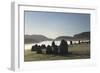 Dawn, Castlerigg Stone Circle, Helvellyn Range on Horizon, Keswick, Lake District, Cumbria-James Emmerson-Framed Photographic Print