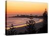 Dawn, Coolangatta, Gold Coast, Queensland, Australia-David Wall-Stretched Canvas