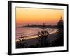 Dawn, Coolangatta, Gold Coast, Queensland, Australia-David Wall-Framed Photographic Print