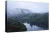 Dawn, Crozant Castle and the River Creuse, Limousin, France, Europe-Jean Brooks-Stretched Canvas