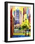 Dawn in Chicago-Diane Millsap-Framed Art Print