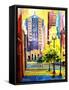 Dawn in Chicago-Diane Millsap-Framed Stretched Canvas