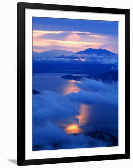 Dawn in Lake Kussharo-null-Framed Photographic Print