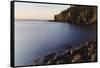 Dawn in Monument Cove in Maine's Acadia National Park-Jerry & Marcy Monkman-Framed Stretched Canvas