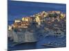 Dawn in port city of Dubrovnik, Dalmatia, Croatia-Alan Klehr-Mounted Photographic Print