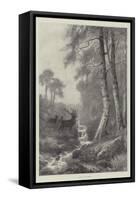 Dawn in the Forest-Frederick William Hayes-Framed Stretched Canvas