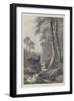 Dawn in the Forest-Frederick William Hayes-Framed Giclee Print