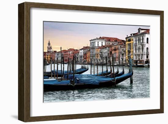 Dawn in Venice-Janel Pahl-Framed Giclee Print