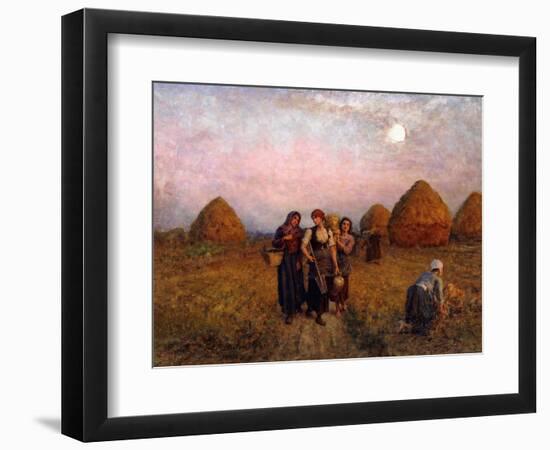 Dawn Labour, 1900-Jules Breton-Framed Giclee Print