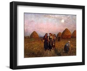 Dawn Labour, 1900-Jules Breton-Framed Giclee Print