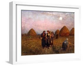 Dawn Labour, 1900-Jules Breton-Framed Giclee Print