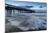 Dawn Landscape of Pier Stretching out into Sea-Veneratio-Mounted Photographic Print