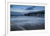 Dawn Landscape of Pier Stretching out into Sea-Veneratio-Framed Photographic Print