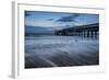 Dawn Landscape of Pier Stretching out into Sea-Veneratio-Framed Photographic Print