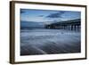 Dawn Landscape of Pier Stretching out into Sea-Veneratio-Framed Photographic Print