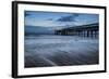 Dawn Landscape of Pier Stretching out into Sea-Veneratio-Framed Photographic Print