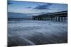 Dawn Landscape of Pier Stretching out into Sea-Veneratio-Mounted Photographic Print