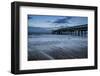 Dawn Landscape of Pier Stretching out into Sea-Veneratio-Framed Photographic Print